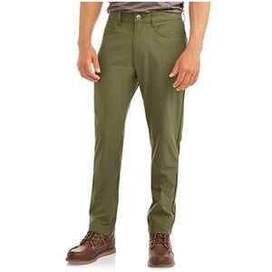 Swiss Tech Olive Performance Utility Travel Pants 34x30